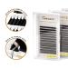 Buy Qwaszx Eyelash Extension Fans - Curling 0.05/0.07 C/D - 8-15mm Mixed Flowering Lashes for Perfect Eyelash Extensions - Buy Online on SooperMarket.com