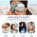 Haskirky Light Blocking Eye Mask for Men and Women | Adjustable & Breathable | Perfect for Travel, Yoga, Meditation, and Office Deep Sleep | Comfortable & Smooth | Highland Cow Design - Buy Online on SooperMarket.com