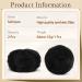 Sofeiyan 2PCS Mini Claw Clip Cat Ears Hair Bun Extension - Black - Buy Online on SooperMarket.com