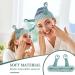 Snail Cartoon Spa Headband | Soft Coral Fleece Wraps for Women | Green Facial Makeup Hair Band - Buy Online on SooperMarket.com