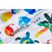 BONVERANO Baby Boy All-in-One Swimsuit/Sunsuit UPF 50+ Sun Protection with Cap, 18-24 Months - White Fish - Buy Online on SooperMarket.com