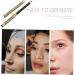 BELLIFFY 2pcs Eyebrow Pencil Brush Gel Black Eyebrow Pencil and Brush Black Eyeliner Pen Puff Eyebrown 1 count (Pack of 1) Black - Buy Online on SooperMarket.com