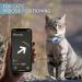 KOCNYDEY Leather Reflective AirTag Cat Collar Anti-Lost Cat Tracker Collar GPS Cat Collar with AirTag Adjustable Holder & Bell Integrated Apple Air Tag Cat Collar for Cats Kittens Small Dogs (Blue) XS (19-26cm) Blue - Buy Online on SooperMarket.com