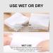 500 Pcs Makeup Cotton Pads Natural Premium Non-Woven Square Cosmetic Cotton Pads Makeup Facial Soft Cut Cotton for Skin Care or Remove face/Eyes and Lips Makeup (Thin) - Buy Online on SooperMarket.com