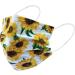 Everydayspecial Disposable Safety Mask 3 Layer Protection Face Mask for Adults 50 pcs + Necklace Holder (Sunflower Print) | 50 Count - Buy Online on SooperMarket.com