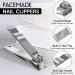 FACEMADE Nail Clippers Set Bright Sliver - Buy Online on SooperMarket.com