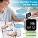 Wrist Blood Pressure Monitor - Digital BP Cuff, Automatic Machine, 90X2 Reading Memory, Large Tri-Backlit Screen, Rechargeable, Pulse Rate Monitoring, for Home Use - Black - Buy Online on SooperMarket.com