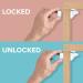 12 Magnetic Child Safety Cabinet Locks + 3 Keys - Baby Proof Cabinets & Drawers, Easy Install, No Tools Needed - Buy Online on SooperMarket.com