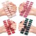 Sarafine Nail Strips Sarafine Nail Strips Kit Sarafine Starter Kit Semi Cured Gel Nail Strips Classic French Gel Nail Strips Easy to Apply and Remove Classic French Gel Nail Strips (Color : C