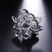 Kilofly 3pc Rhinestone Crystal Hair Clip Claw Barrettes Set for Women - 2 Small + 1 Medium - Buy Online on SooperMarket.com