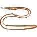Adjustable Dog Liner for Small & Large Dogs - 3.50m x 12mm Cognac - Durable Double Linen - Buy Online on SooperMarket.com