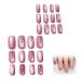 Square Press on Nails 1 Set Cat Eyes Press on Nails Medium Full Cover Press on Nails Reusable Fake Nails Multipurpose Glue on Nails for Nail Decorations