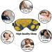 Yellow Leaves Chicken Soft Sleep Eye Mask - Breathable Female Eye Patch for Travel & Relaxation - Buy Online on SooperMarket.com