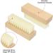 PATIKIL Shoe Cleaner Brush Square Handheld Polish Daubers for Leather Boots Canvas Sneakers White - Buy Online on SooperMarket.com