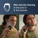 Philips Norelco Shaver 3900 - Rechargeable Wet & Dry Electric Shaver with Pop-up Trimmer Charging Stand & Travel Pouch - Silver S3341/92 | Buy Now for International Shipping - Buy Online on SooperMarket.com