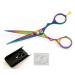 Titanium Rainbow Hair Scissors Hairdressing Barber Salon Scissors 5.5 inch