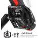 Black MZYRH MTB Mountain Bike Pedals with Cleats - Dual Function SPD Compatible, Sealed Clipless Aluminum, 3 Bearings - 9/16 Platform - Buy Online on SooperMarket.com