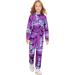 Hopeac Girls 2-Piece Tie Dye Set | Twist Front Top & Sweatpants | Purple, Green, Black | 5-6 Years - Buy Online on SooperMarket.com