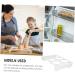 OFFSCH Acrylic Egg Holder 1 Set Food Tray Eggs Fridge Refrigerator Egg Storage Egg Holder Acrylic Household Egg Plate - Buy Online on SooperMarket.com