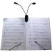 Portable LED Reading Lamp - 8 LED USB Clamping Light Flexible 360 Arm Ideal for Night Reading in Bed - Black - Buy Online on SooperMarket.com
