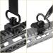 LONSEL 360 Rotation Picatinny Sling Swivel Mounts 2 Pack - Black | 1.25 Push Button QD | 2 Point & Traditional Sling Rail Mount - Buy Online on SooperMarket.com