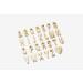ZVE Mini Alloy Letter Pendant - DIY Crafts Charms for Jewelry Making - 0.9 Inch Alphabet Necklace Bracelet - Heart Gold - Valentine's Day Gifts - Buy Online on SooperMarket.com