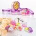 100 PCS Clear 3ml Mini Cream Cans with Screw Caps Spatulas & Stickers for Cosmetics Lotion Nail Art & Lip Balm International Shipping Available - Buy Online on SooperMarket.com