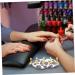 HAPINARY Fake Nail Stand 2 Sets magnetic supplies nail display stand nail frame nail stand for press press on nails holder with base Acrylic exercise rack press on artificial nails holder - Buy Online on SooperMarket.com
