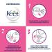 Veet Sugaring Sugar Paste with Argan Oil - Hair Removal for Smooth Skin Up to 4 Weeks | 4x250ml - Shop Now! - Buy Online on SooperMarket.com