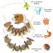 Fantesi 2-Piece Rabbit Toys Set - Kieletzeiten & Kachtiele with Apple Wood Chew Timothy Hay Sticks & Carrot Cake | Ideal Dental Care for Bunnies Hamsters Mice & Chinchillas - International Shipping Available - Buy Online on SooperMarket.com