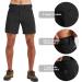 FitsT4 Men's Cargo Hiking Shorts 7 Inch - Water Resistant, Quick Dry, Lightweight - Black X-Large - Buy Online on SooperMarket.com