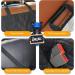 Honest Waterproof Bench Dog Car Seat Cover for Cars, Trucks & SUVs - 57W x 47L Black | Nonslip & Side Flap Pet Seat Cover - Buy Online on SooperMarket.com