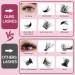 Lash Cluster Individual Eyelash - 192 Pcs Fluffy DIY Extensions | D Curl Natural Look Black False Eyelashes - Buy Online on SooperMarket.com