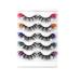 Eyelashes 25 Mm Bulk Snowflake False Eyelashes 8D Curly Natural Thick Color High Imitation Mink Eyelashes Lashes Short A One Size