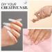 Morovan 5 in 1 Builder Gel for Nails - Clear Strengthener Reinforcing & Shaping Gel Kit with Nail File | International Shipping Available - Buy Online on SooperMarket.com