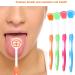 HERCHR Tongue Cleaner & Scraper | Portable Bad Breath Eliminator for Travel | Effective Plastic Tongue Brush - Buy Online on SooperMarket.com
