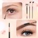 Premium Eyelash Separator Comb & 2 Mascara Fan Brushes - Dual Head Lash Shaper Tool for Perfect Eye Makeup | International Shipping - Buy Online on SooperMarket.com