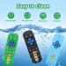 Wujun Silicone Bite Toy for Toddlers - Remote-Controlled BPA-Free Rings | Calming Relief Set (Black Green Blue) - Safe Durable & Dishwasher Friendly - Buy Online on SooperMarket.com