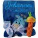 Wuff-Dogsworld Personalized Baby Blanket | Custom Name Embroidery & Gift Set - Baby Rattle or Socks for Baptism & Birth (Boy/Girl) - Buy Online on SooperMarket.com