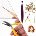 50pcs Colored Hair Extension Set - Hair Wig, Tinsel, Hair Band Kit for Women - High Temperature Wire, Bulk Wigs - European & American Style - Buy Online on SooperMarket.com