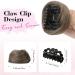 REECHO 2 PCS Mini Claw Clip in Messy & Cat Ears Hair Bun Extensions Wig Accessory Updo Hairpieces for Women Girls (Pack of 2-3" Straight Ash Light Brown) Pack of 2 - 3" Straight Ash Light Brown - Buy Online on SooperMarket.com