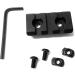 Ade Advanced Optics 3 Slots M-LOK Aluminum Rail Section - 2 Black - Buy Online on SooperMarket.com