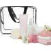 Sibba Clear Tote Bag | Large Transparent Makeup Storage Bag | Waterproof Cosmetic Organizer Handbag | Travel Accessory | Clear Fashion - Buy Online on SooperMarket.com
