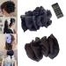Bow Bubble Clips Bow Hair Claw Clips Claw Clips For Thick Hair Thick Hair Claw Clips For Long Hair Hair Clips for Thin Hair Women Large Puffy Chiffon Elegant Bubble Bow Hair Claw Clip (2pcs-D)