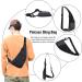 Peicees Sling Bag | Shoulder Backpack with Multiple Pockets for Outdoor Activities | Black - Buy Online on SooperMarket.com