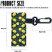 SCRAWLGOD Lemon Print Lip Balm Holder Keychain Portable Lip Balm Sleeve keychain Chapstick Holder Secure and Nice Hand Feeling Set of 5 Lemon 5 - Buy Online on SooperMarket.com