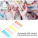Colorful Nail Tip Pure Color Full Cover Nail Tip Home Salon Stylish Colorful False ABS Material Fake Nail Manicure Tool Easy to Cut(05) - Buy Online on SooperMarket.com