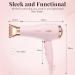 Pink 1800w Hair Dryer for Women - Lightweight & Fast Drying - Lily England Hairdryers (UK Plug) - Buy Online on SooperMarket.com