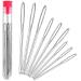 Large-Eye Blunt Needles  Stainless Steel Yarn Knitting Needles  Sewing Needles  Crafting Knitting Weaving Stringing Needles Perfect for Finishing Off Crochet Projects (9 Pieces) 9 PCS