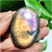 Natural Gemstone Beautiful Purple Light Labrador Palm Stone Crystal Spiritual Crystal Home Decoration Stone Collection (Color : 40-50g Size : 1pc) 1pc 40-50g - Buy Online on SooperMarket.com